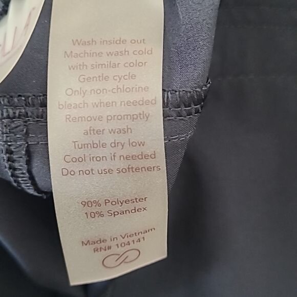 Calia Navy Blue Journey Wide Leg Cropped Pants Size‎ Med - Picture 5 of 6